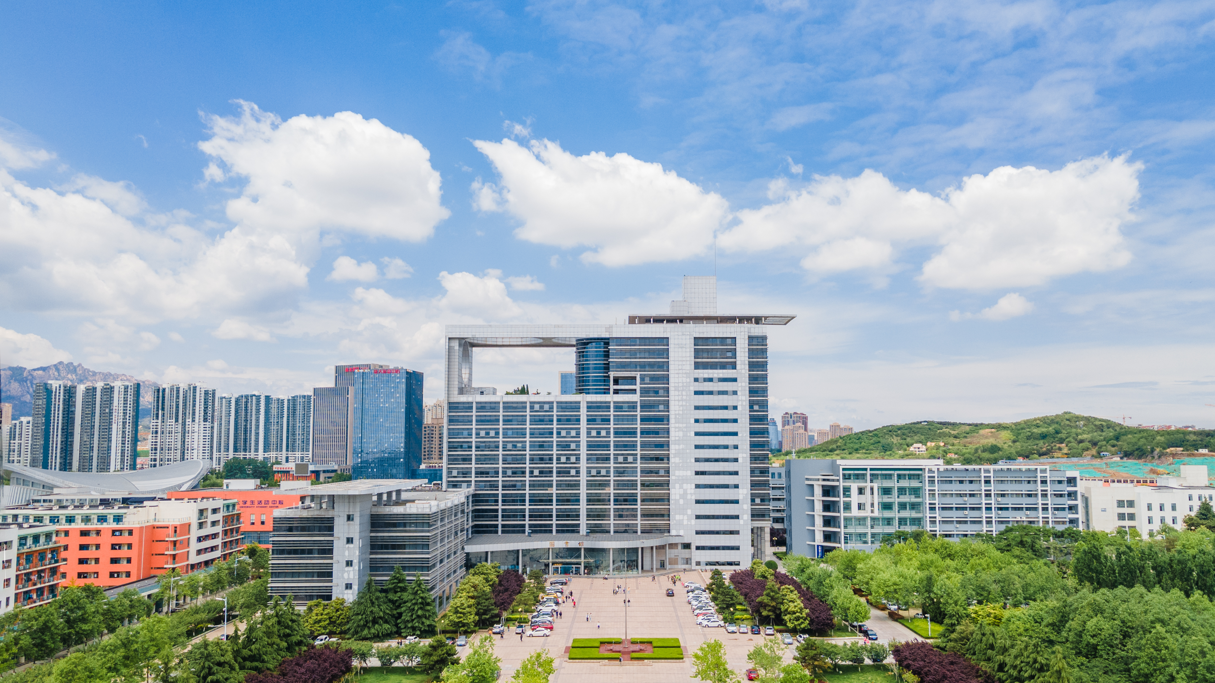 石河子大学 全景图图片